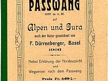 Titelseite des Vogelbergpanoramas gezeichnet von F. Dürrenberger, 1906