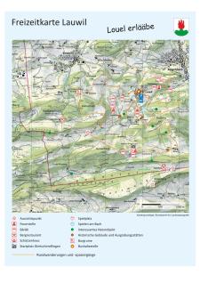 Freizeitkarte von Lauwil