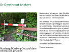 Bott Beitrag November 2019 - Dr Gmeinroot brichtet: Rundweg Dürrberg-Deix auf dem Deixrücken gesperrt