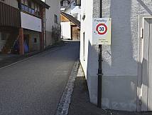 Freiwillig 30 Tafel bei der Rüchigasse