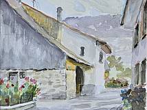 Vorstatt 1978 gemalt von Hans Weber