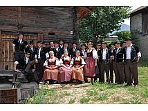 Der Jodlerklub am Eidg. Jodlerfest in Brig