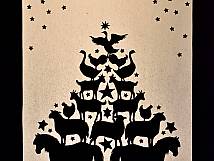 Eine tierische Weihnachtspyramide