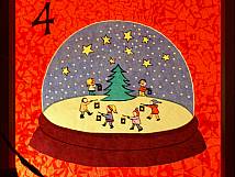 Glaskugel - Adventsfenster von 2008
